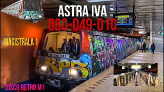 4K60 ✨ Trenul de metrou ASTRA IVA 060049010 întro vizită surpriză pe Magistrala 1 18112022 [upl. by Grube203]