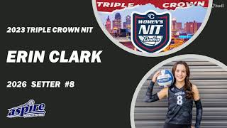 Erin Clark Triple Crown NIT 2023 Highlights [upl. by Frolick]