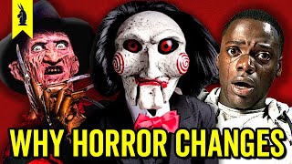 How HORROR Movies Changed – Wisecrack Edition [upl. by Onia54]