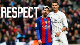 Epic Moments Messi amp Ronaldo  Respect Rivalry [upl. by Gabby]