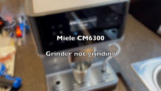 Miele CM6300 Bean To Cup Coffee Machine Grinder Fix amp Deep Clean [upl. by Anaeda]