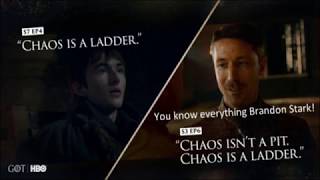 Chaos is a Ladder  Bran knows everything  Bran Vs Littlefinger [upl. by Arzed]