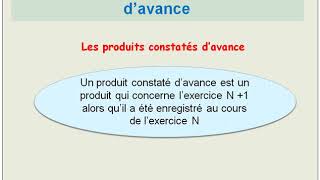 Les charges et les produits constatés davance [upl. by Merell]