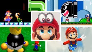 Evolution Of First Levels In Super Mario Game Series 19832017 [upl. by Vedis]