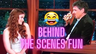 Kate Mara Behind the Scenes Fun  The Late Late Show with Craig Ferguson [upl. by Selia]