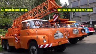 55 MEDZINÁRODNÍ TATRA VETERÁN RALLYE BESKYDY2024 [upl. by Alton]