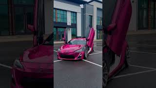 lambo doors are finally done  need to start on the interior now 😩 frsbrz86 jdm car pink [upl. by Arramat]