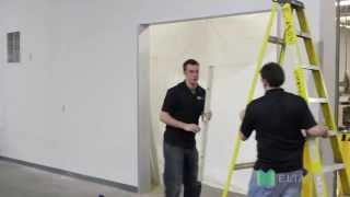 How to install an Eliason Sliding Cooler Door [upl. by Fates]