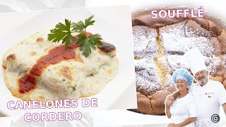 SOUFFLÉ y CANELONES de CORDERO  Cocina Abierta con Eva y Karlos Arguiñano [upl. by Dugald]