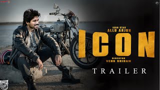 ICON Allu Arjun  Teaser Trailer 2023  Pooja Hegde  Krithi Shetty  Venu Sriram  Concept [upl. by Calesta41]