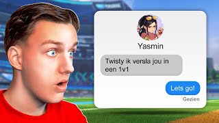 De BESTE VROUWELIJKE SPELER daagde me uit tot een 1v1 [upl. by Addiel]