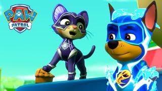 Mighty Pups save Adventure Bay from Copycat and more  PAW Patrol  Cartoons for Kids Compilation [upl. by Amarette]