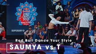 Saumya vs T Top 8  stance x Red Bull Dance Your Style World Final 2024 Mumbai [upl. by Ynove]