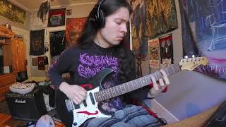 Carpathian Forest  Shut Up There is No Excuse To Live guitar cover [upl. by Mehalick821]