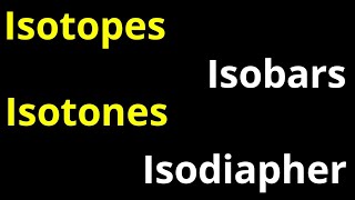 Isotopes Isobars Isotones amp Isodiaphers Hindi [upl. by Ynnol627]