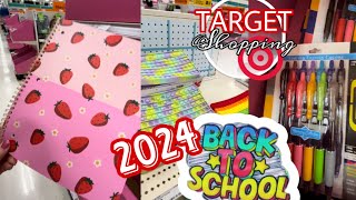 Back to School Shopping 2024 Target Back to School Supplies Shopping 2024 SCHOOL SUPPLIES SHOPPING [upl. by Pomeroy158]