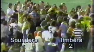 Timbers defeat the sounders 1975 [upl. by Annekahs]