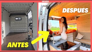 🪚🚌 Camperizar Furgoneta paso a paso  De principio hasta fin  Conversion Camper español [upl. by Nelon]