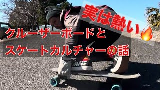 【クルーザーボードを伝えたい想いとスケートカルチャーの話】スケボー語り系動画 [upl. by Pressey102]