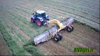 DJI Phantom amp PNJ ROC 12m sur un FENDT à la luzerne en 2014 [upl. by Lajet]