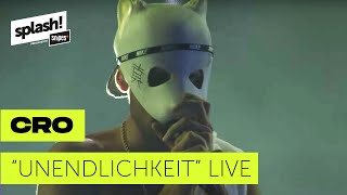 Cro  Unendlichkeit LIVE  splash 2018 [upl. by Yona]