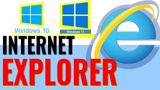 como utilizar internet EXPLORER en WINDOWS 10 y WINDOWS 11 [upl. by Hareenum]