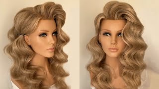 Hollywood waves Hairstyle tutorial [upl. by Violetta]