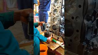 How to insert engine piston shorts engine mechanic mechanical shortviral viral trending [upl. by Limoli]