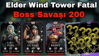 FATALI Bitirdim  Elder Wind Tower Fatal Boss Savaşı 200  MK Mobile [upl. by Aketal]