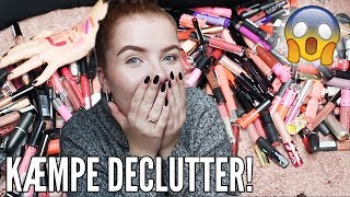 ♡ JEG DECLUTTER HELE MIN MAKEUP KOLLEKTION ♡ [upl. by Staley722]