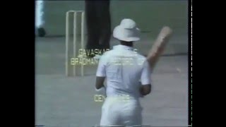 Sunil Gavaskar 121 vs West Indies  Delhi 2nd test 1983 [upl. by Niamert361]