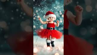 Adorable Babies in Santa Claus Costume babies babyfashion shorts chrismas [upl. by Vidal901]