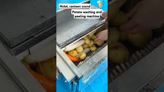 Hotel canteen soundPotato washing and peeling machine shorts viralshorts yt [upl. by Barbaresi988]