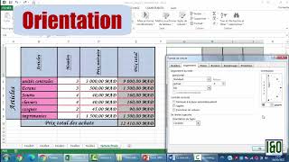 6Le tableur Microsoft Office Excel  La mise en forme partie 1 Bordure Orientation Fusionner [upl. by Eynenihc542]