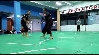 SPARRING PARTNER TANDING PENCAK SILAT PART 1 [upl. by Ahel]