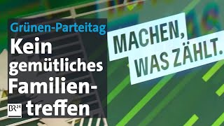 GrünenParteitag Kein gemütliches Familientreffen  BR24 [upl. by Shawna]