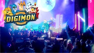 Digimon  Sigla italiana  Live  Etna Comics \ Un Viaggio dAnime [upl. by Analram967]