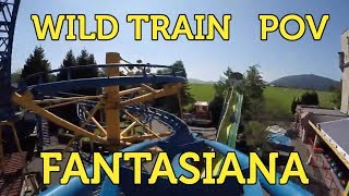 POV Onride Video of PAX Wild Train roller coaster at Fantasiana Austria [upl. by Lednyc848]