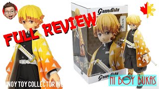 ZENITSU AGATSUMA GRANDISTA FIGURE  BANPRESTO  DEMON SLAYER  FULL REVIEW  UNBOXING [upl. by Sherfield]