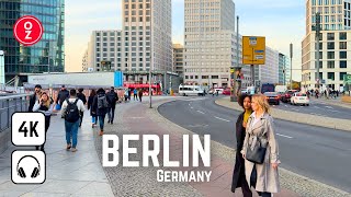 BERLIN  Germany 🇩🇪 4K Walking Tour  Iphone 15 Pro 📹 Berlin is getting cold and windy 🥶 [upl. by Vershen]