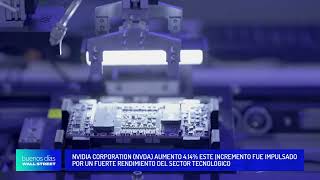 NVIDIA aumentó 414 Este incremento fue impulsado por un fuerte rendimiento del sector tecnológico [upl. by Tung]