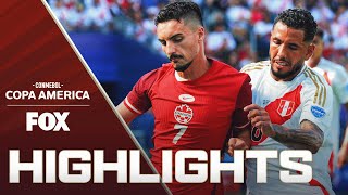 Peru vs Canada Highlights  2024 Copa América [upl. by Milano]