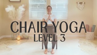 Chair Yoga for Seniors  Level 3 [upl. by Elmo]