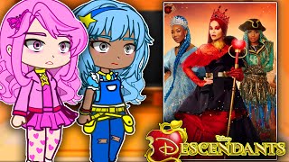 Descendants 4 React To Descendants The Rise Of Red  Gacha react [upl. by Alfonso]