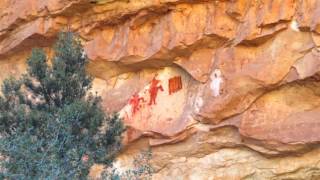 Snake GulchAncient Puebloan Petroglyphs amp Pictographs Kanab Wilderness Area of the Grand Canyon [upl. by Fritze758]