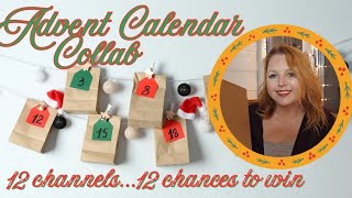 Advent Calendar Collab  12 Channels 12 Chances to Win [upl. by Geilich]