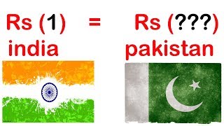 One indian rupee is equal to how many pakistani rupees hindiurdu  Indian rupees to pakistani RS [upl. by Rutter142]