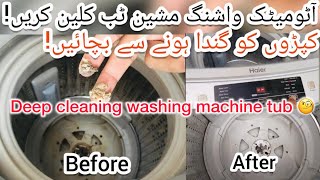 Automatic Washing Machine Cleaning  Deep Cleaning Washing Machine Tub  Hitachi Washing Machine [upl. by Mady]