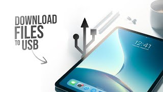 How to Download Files from iPad to USB tutorial [upl. by Eilrahc]