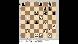 Ivic Velimir vs Svane Rasmus  CrunchLab Masters Chess Div 3 L 2024 chess com INT R2 2 [upl. by Robbie887]